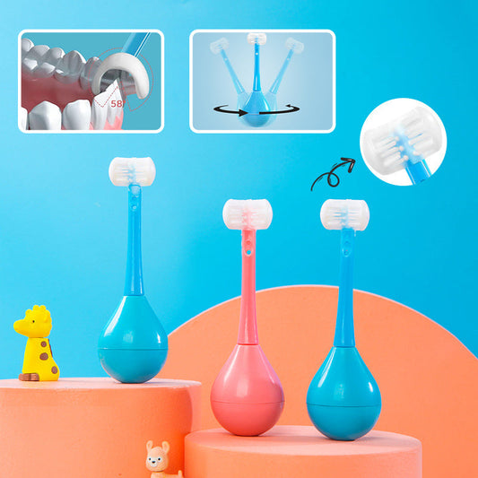 Brosse à Dents Face Triple pour Enfants