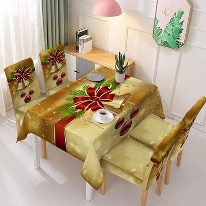 (🎅Vente anticipée de Noël - Économisez 50 %🎅) Housse de Chaise et Nappe Décoration de Noël