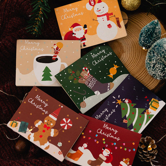 Cartes de Noël dorées